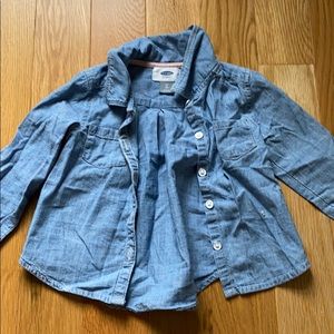 Old navy chambray top 2T